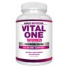 Frasco frontal de Vital One Multivitamínico para Mujeres