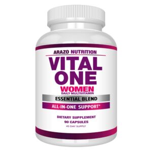 Frasco frontal de Vital One Multivitamínico para Mujeres