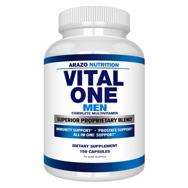 Version 1.0.0 Botella Arazo Nutrition Vital One multivitamínico para hombres