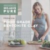 Arcilla bentonita natural para mascarillas faciales y limpieza piel