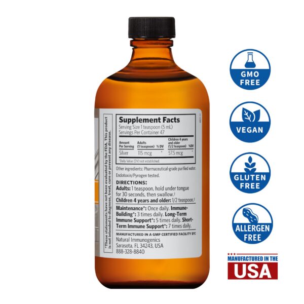 Version 1.0.0 Etiqueta frontal y frasco Argentyn 23