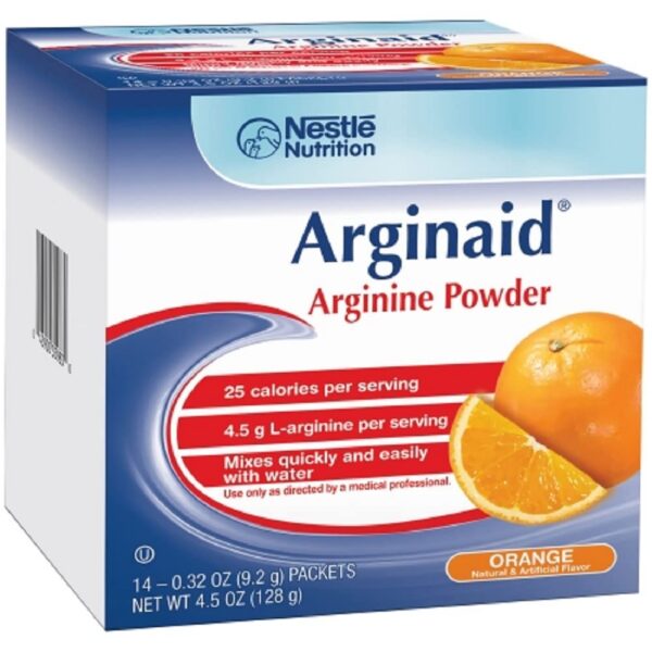 Arginaid arginina en polvo naranja