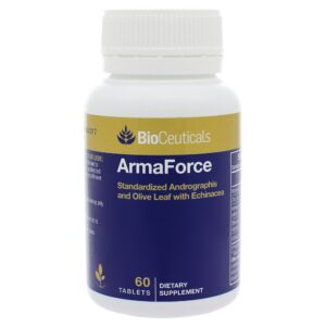 ArmaForce MSNOR BioCeuticals suplemento hoja de olivo 60 cápsulas veganas