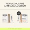 Version 1.0.0 Etiqueta de ARMRA Colostrum en polvo sabor naranja