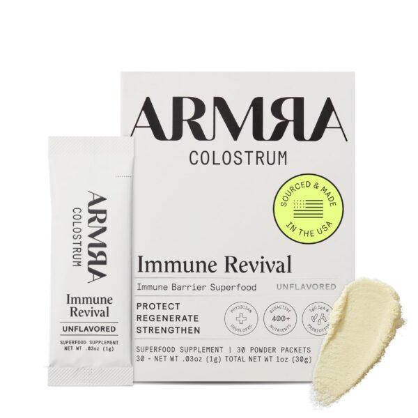 Version 1.0.0 ARMRA Colostrum polvo premium en envase