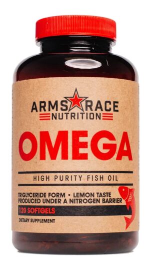 Version 1.0.0 Frasco de Arms Race Omega High Purity Fish Oil