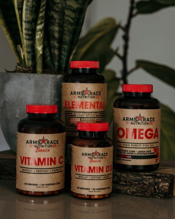 Contenedor de 120 cápsulas de aceite de pescado