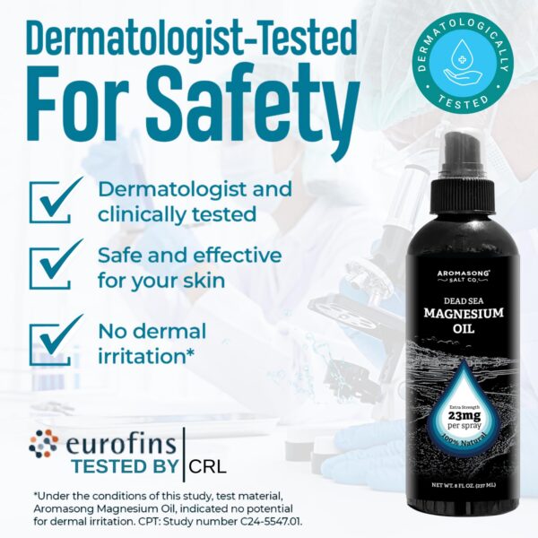 Etiqueta del producto Aromasong Magnesium Spray