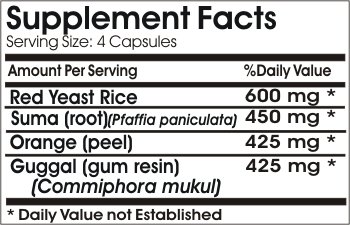 Arroz rojo de levadura suplemento PureControl latas vistas