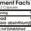 Etiqueta del producto Artemisa 900 mg cápsulas