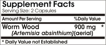 Etiqueta del producto Artemisa 900 mg cápsulas