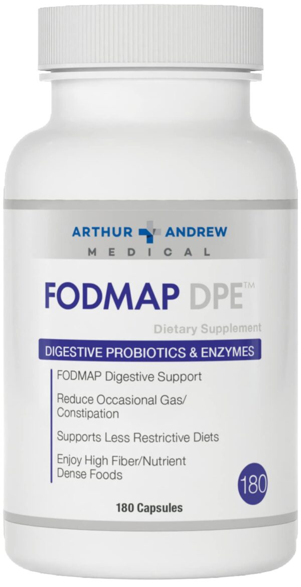Etiqueta FODMAP DPE de Arthur Andrew Medical