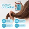 Gomitas de biotina para cabello y uñas
