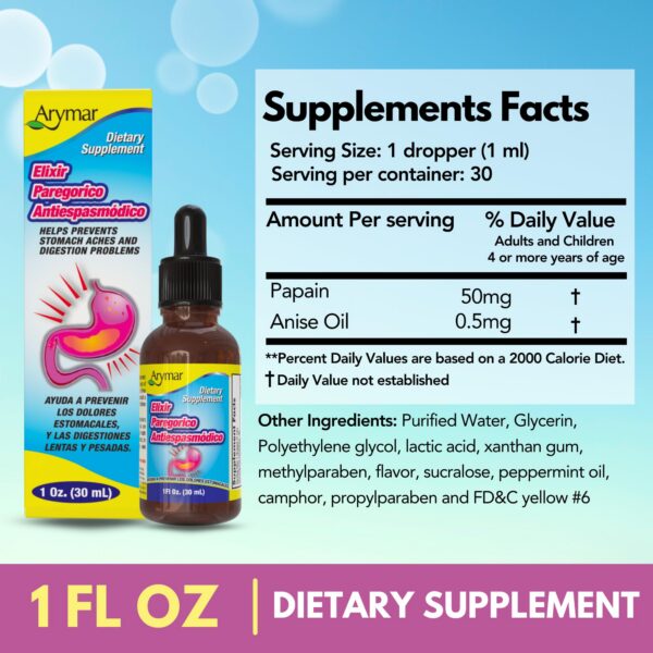 Version 1.0.0 Botella de 1 oz de Arymar Elixir