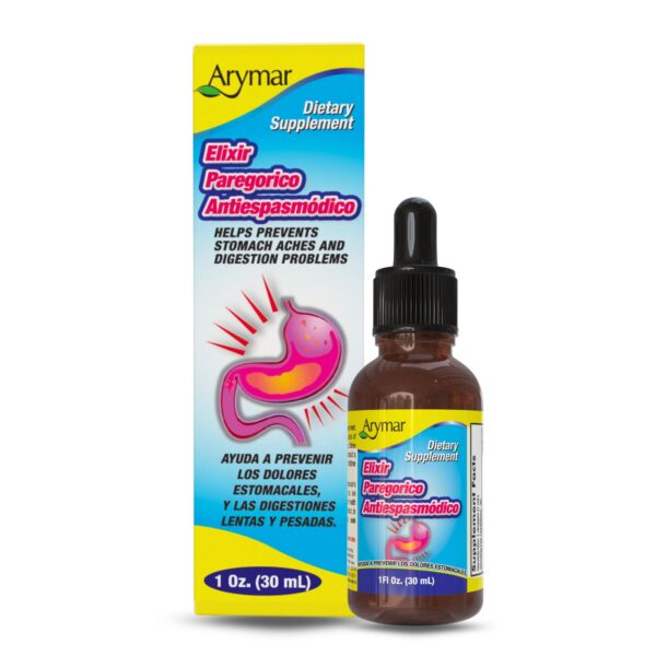 Version 1.0.0 Frasco de Arymar Elixir Paregórico Antiespasmódico
