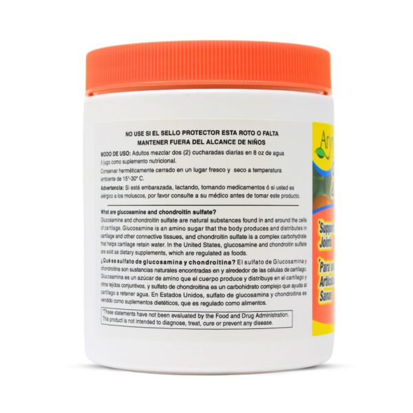 Etiqueta y ingredientes de Arymar glucosamina condroitina