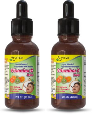 Frente del producto Arymar Gotas Vitamina C para Niños