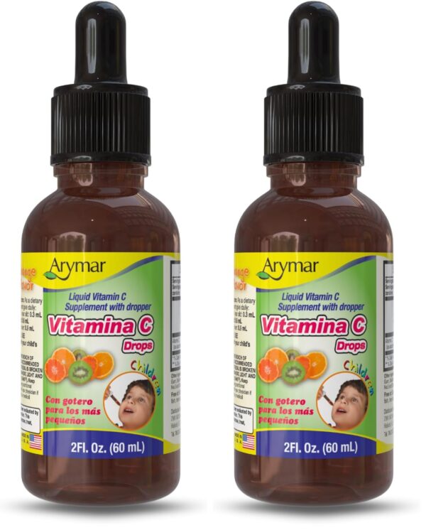 Frente del producto Arymar Gotas Vitamina C para Niños