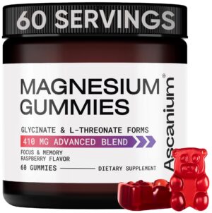 Version 1.0.0 Frasco de Magnesium Gummies Ascanium