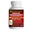 Cápsulas Ashwagandha Behalal Organics liberación rápida frasco