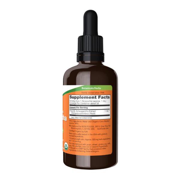 Version 1.0.0 Ashwagandha extracto adaptógeno líquido para estrés y sistema inmune