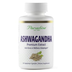 Ashwagandha Orgánica Paradise Herbs 60 cápsulas vegetarianas