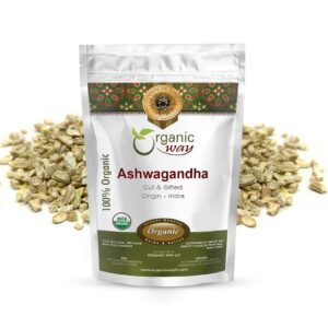 Paquete Organic Way raíz Ashwagandha orgánica cortada y tamizada