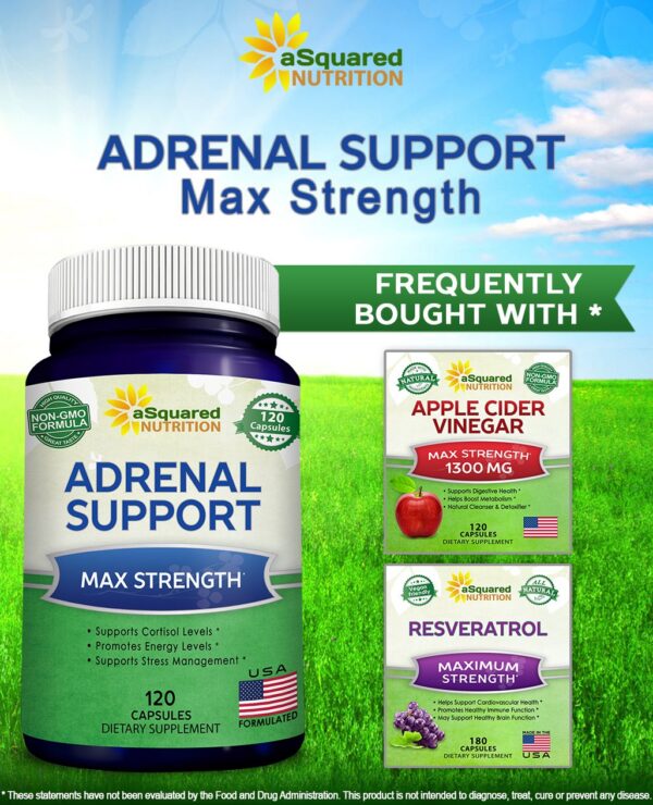 Cápsulas aSquared Adrenal Support