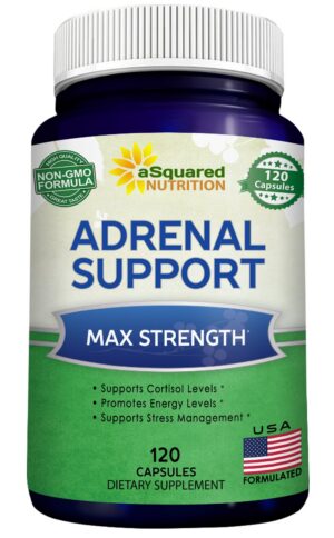 Frasco de aSquared Nutrition Adrenal Support