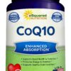 Frasco de cápsulas aSquared Nutrition CoQ10 400mg para energía y corazón