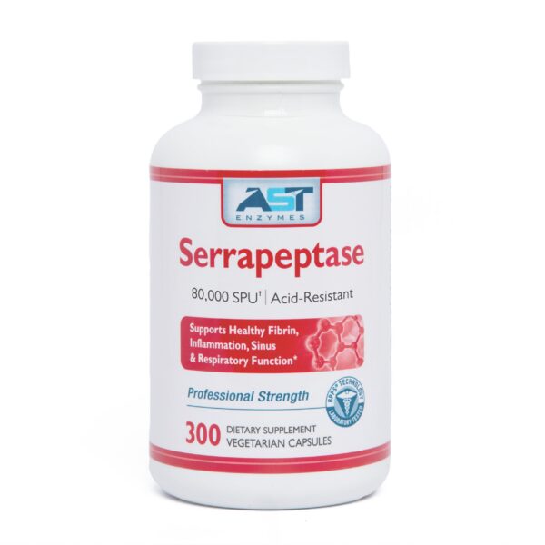 Frente de AST Serrapeptase 80k SPU