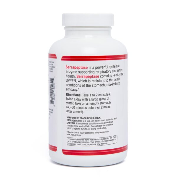 Etiqueta posterior AST Serrapeptase