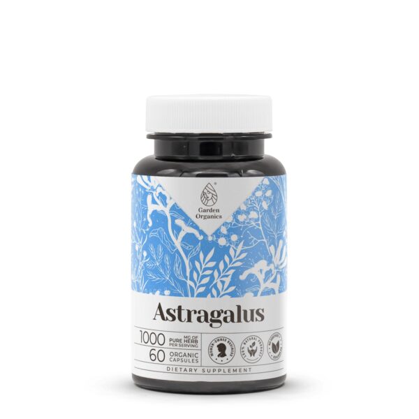 Astrágalo cápsulas Garden Organics frasco 60 unidades