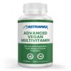Version 1.0.0 Frente de la botella Astramax Advanced Vegan Multivitamin