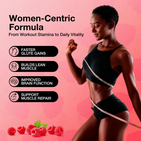 Etiqueta de sabor frambuesa de las gomitas