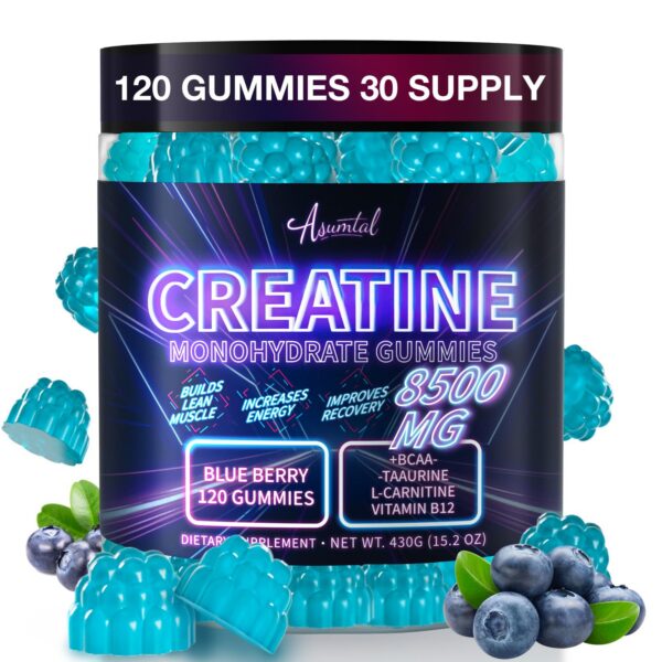 Version 1.0.0 Frente de gomitas creatina Asumtal