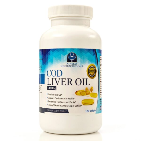 Etiqueta del producto Athelas Cod Liver Oil