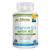 Version 1.0.0 Athena vitamina D3 K2 tabletas masticables 2000ui paquete 90