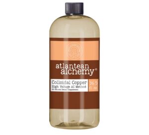 Frasco de cobre coloidal Atlantean Alchemy