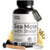 Atlantic Naturals Sea Moss con Shilajit cápsulas superalimento