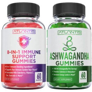 Atlantis Nutrition 8-en-1 Gomitas etiqueta frontal