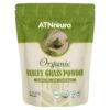 Version 1.0.0 ATNreuro polvo orgánico de césped de cebada certificado USDA 8 oz