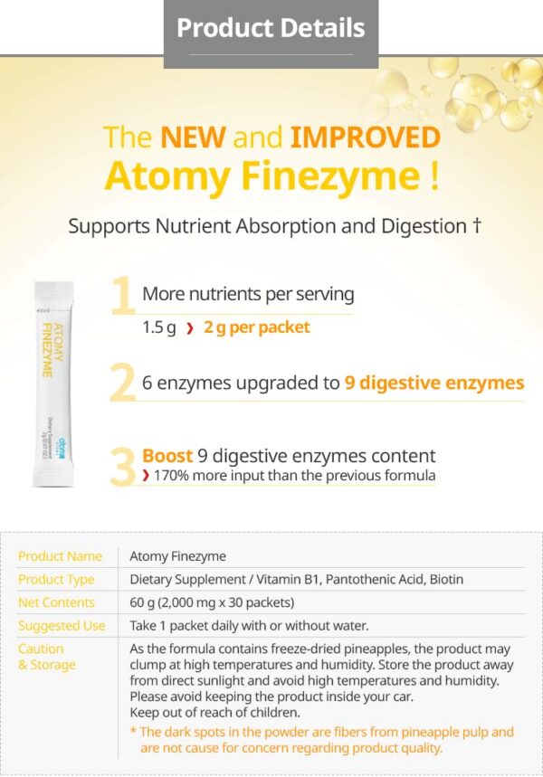 Cajas de Atomy Finezyme Pineapple Fermentation