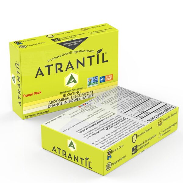 Atrantil paquete viaje 20 cápsulas para digestión saludable