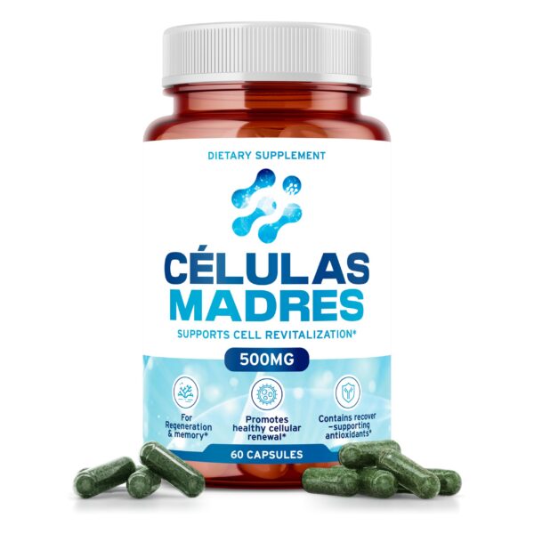 Frasco de células madre 500 mg – 60 cápsulas