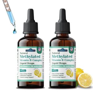 Frente de la botella AuraraNeNourish Methylated B Complex Líquido