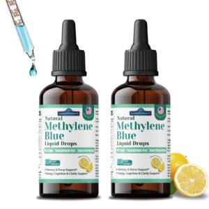 Frasco de gotas de azul de metileno AururaNeNourish