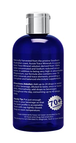 Etiqueta del producto Aussie Trace Minerals