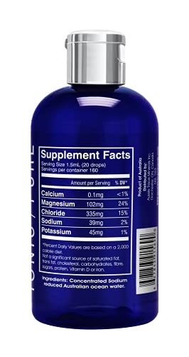 Gotas de magnesio en frasco