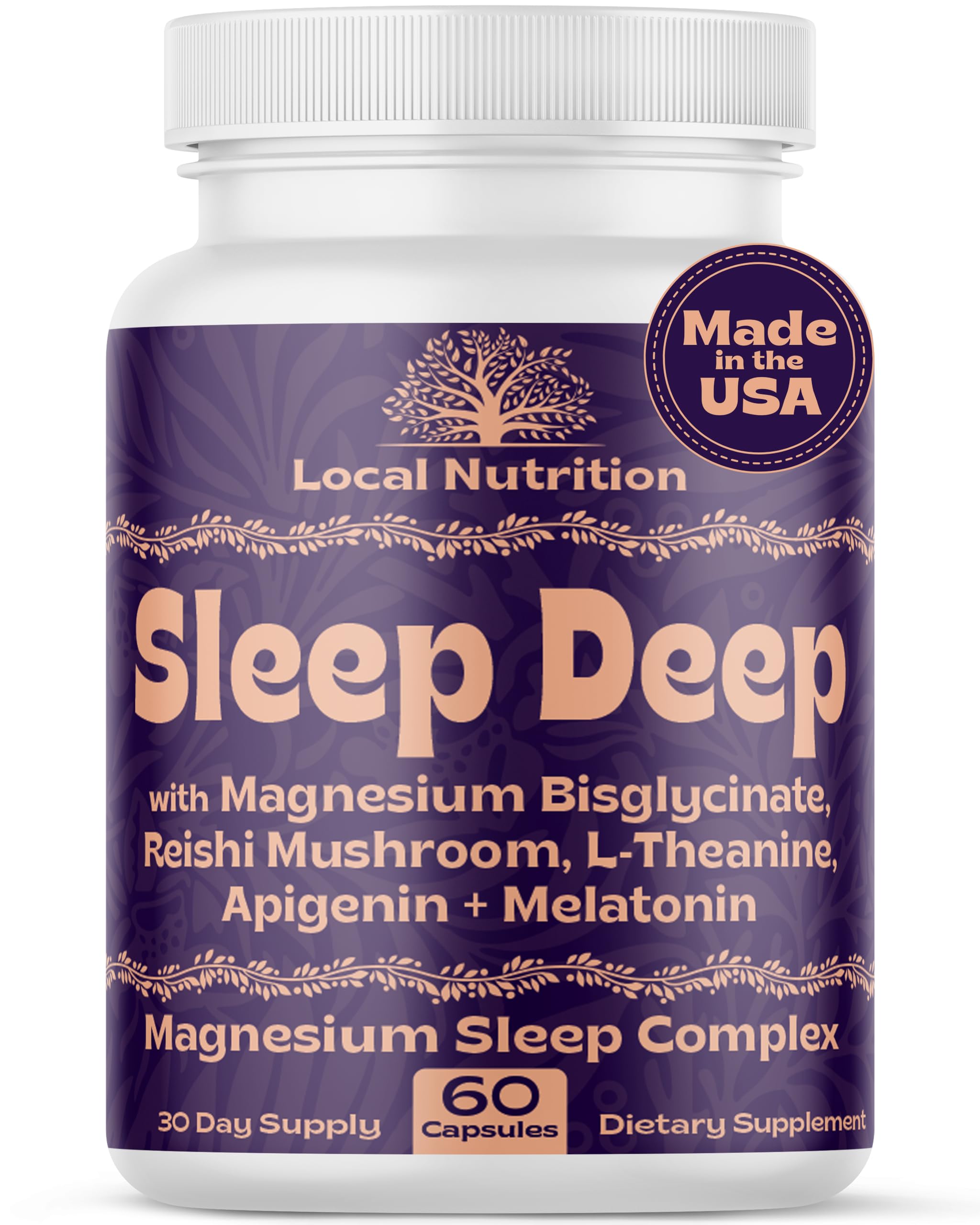 Local Nutrition Magnesium Glycinate, 500 mg